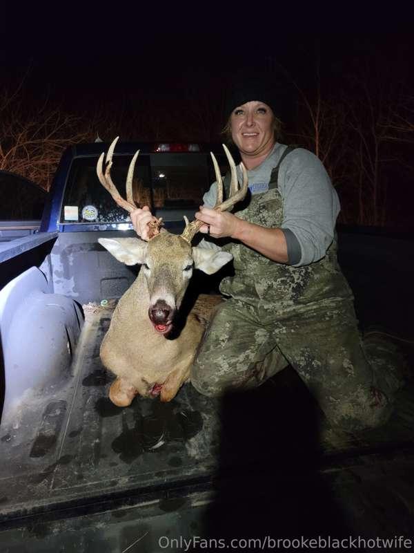 Got another decent buck last night with my bow.