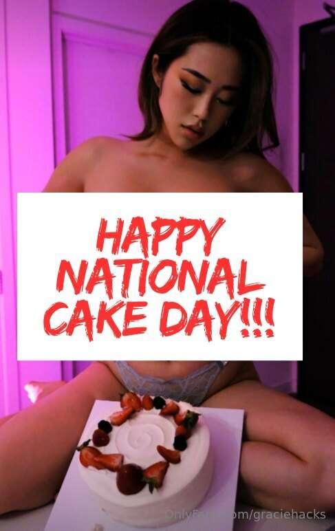 It's National Cake Day! Treat me to a slice of my favorite c..