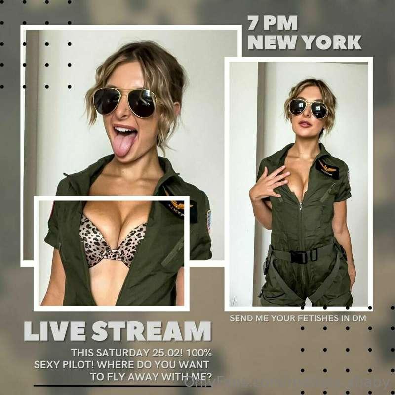 THIS SATURDAY 25.02 ! 100%!

19:00 PM NEW YORK

SEXY PILOT! ..