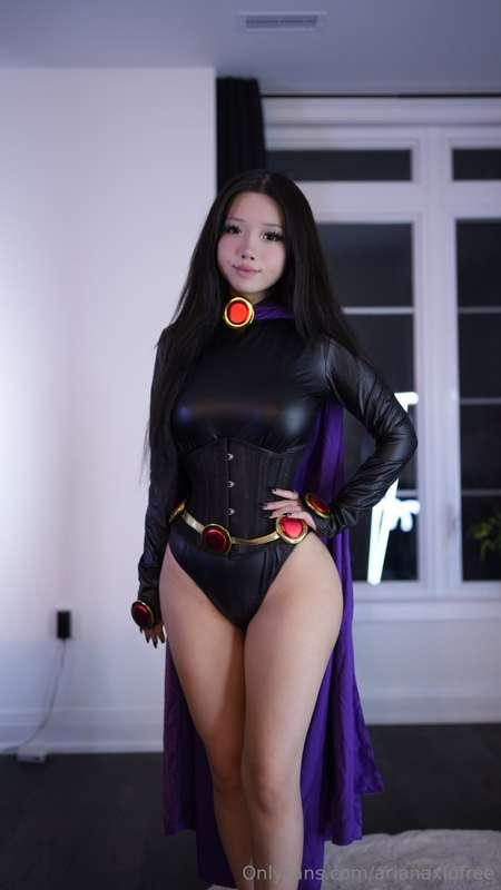 it’s been awhile since my last raven cosplay👩🏻‍🎤🥰 i don’t th..