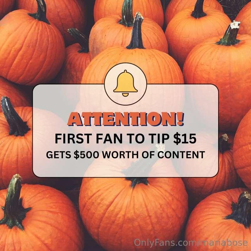 FIRST FAN TO TIP 15$ !! Only One fan Will get my super bound..