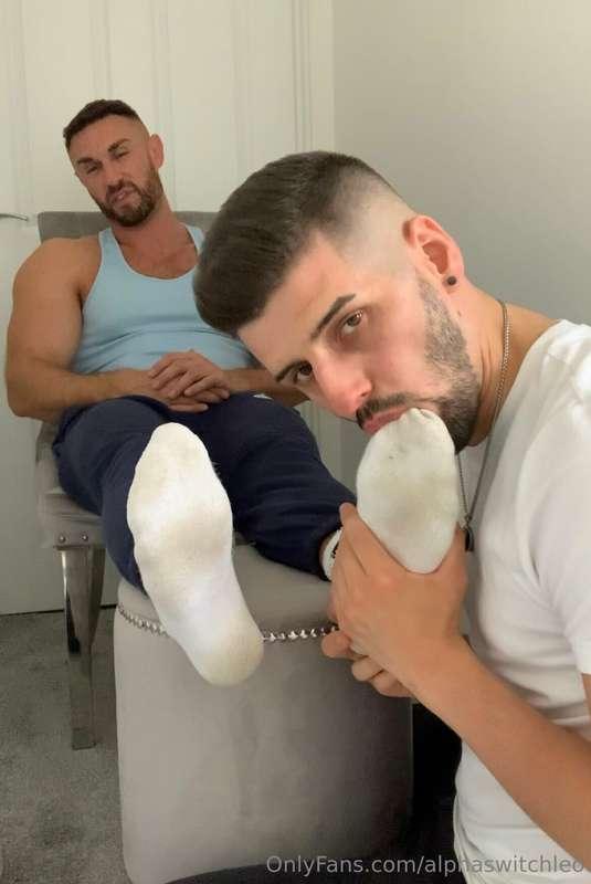 Dam @thefindomking  socks where so sweaty after the gym 😈