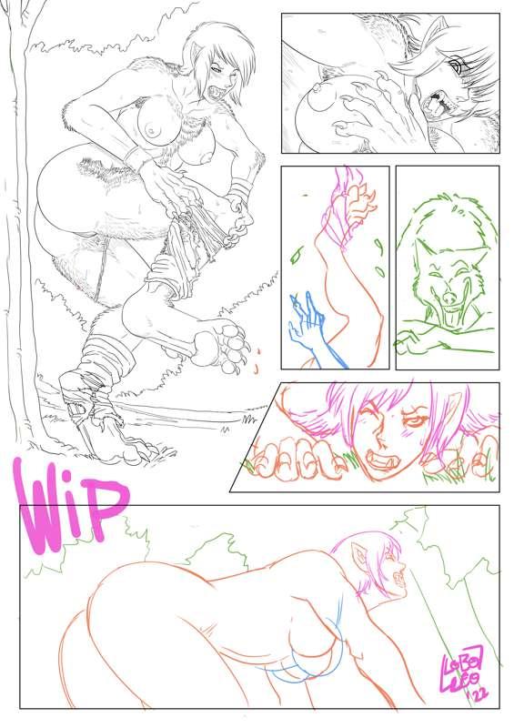 "Hunter's Mate" Page 07 (WIP)