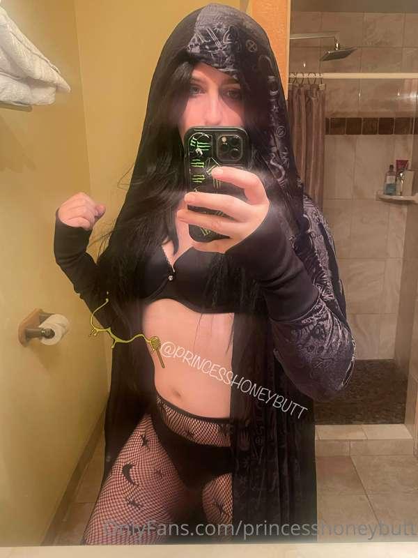 Just trying on my new cloak