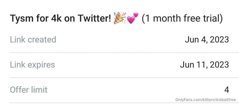 Tysm for 4k on Twitter! 💕🎉🎉
I’m giving out 4 free trials and..