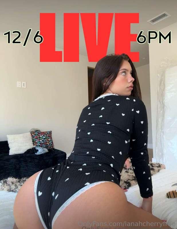 LIVE FRIDAY NIGHT!!! 😍😍😍😍 6PM PST 