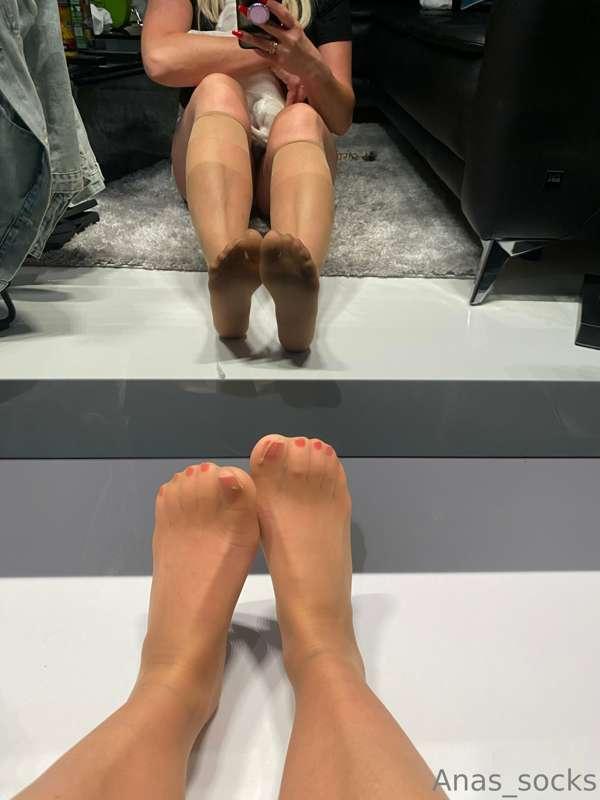 Miss me and my feet in nylons?