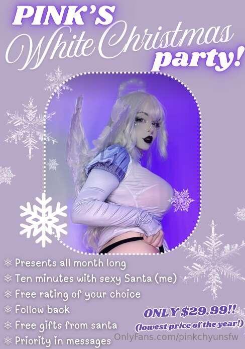 ❄ PINK'S WHITE CHRISTMAS PARTY❄Join to be spoiled with:❅ Pre..