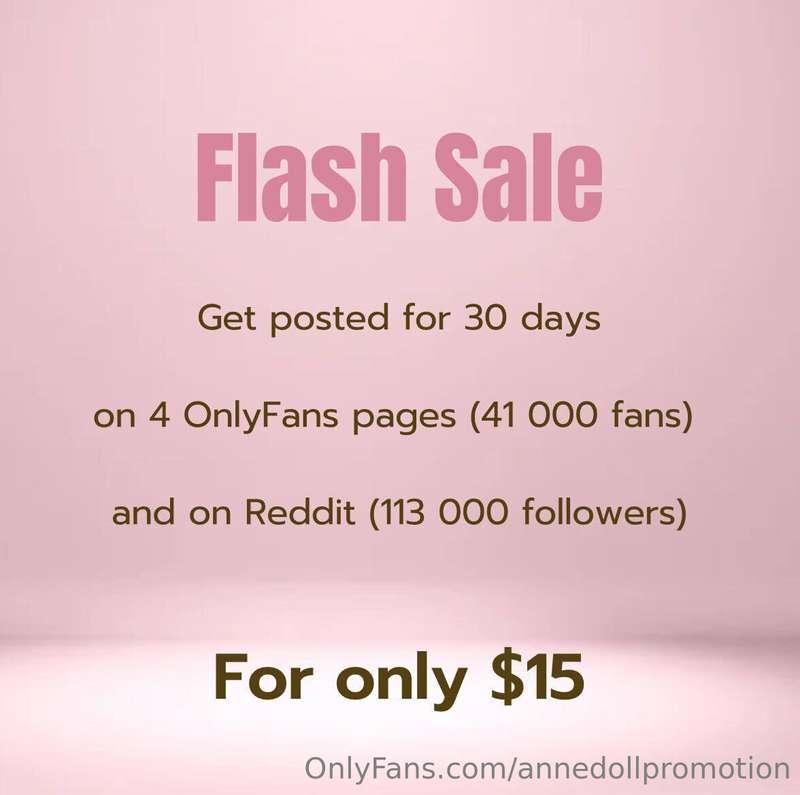 New offer for only $15?  Flash Sale - Promo Deal – Exposure ..
