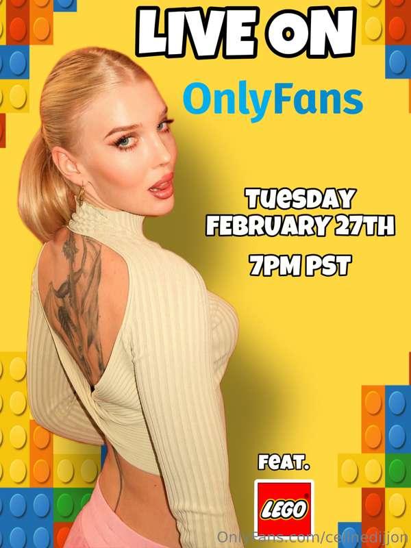***LIVE TOMORROW*** 😋