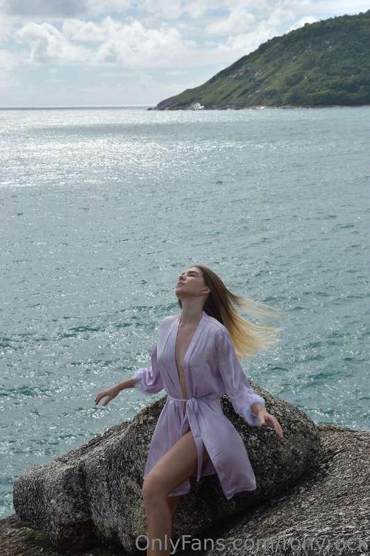 how dangerous it was to sit on the edge of a cliff, but damn..