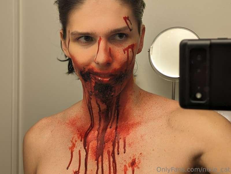 Halloween makeup tests uncropped ;3