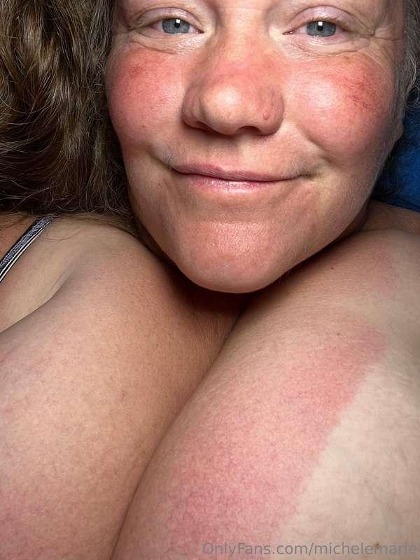 I definitely got lots of sun yesterday, I enjoyed soaking in..