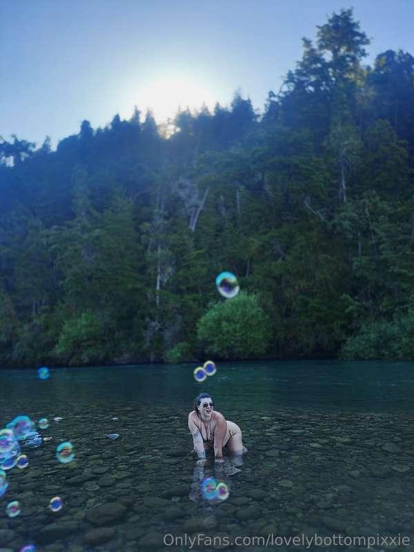 Although I would have liked to fuck you in the river, run my..