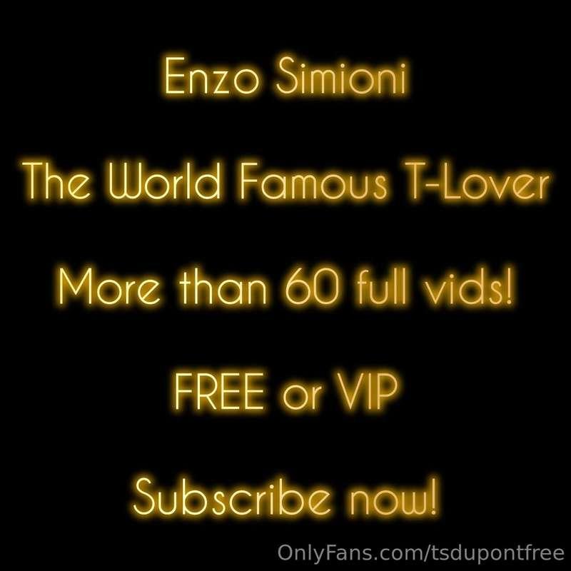 💥More than 70 TS porn vids!👉 @enzos (FREE)😎👉 @enzos_vip (VIP..