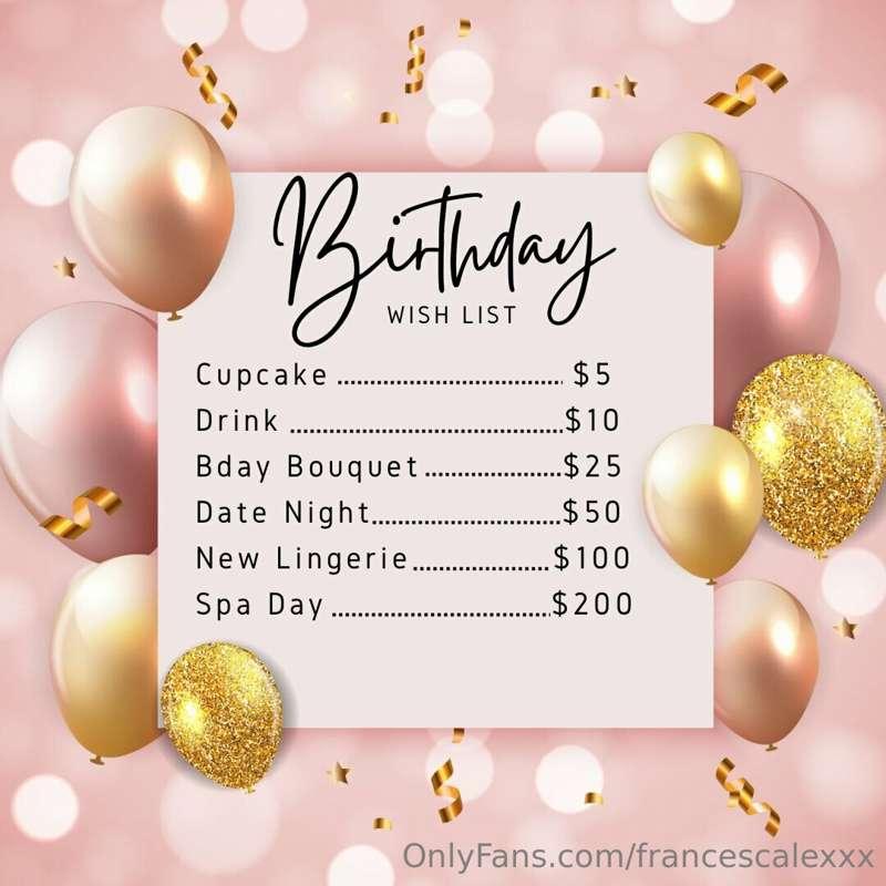 Spoil me for my birthday 🥳  Show me how much you love me sex..