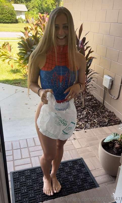 Trick-or-treat!!! Spidergirl is knocking on your door. Will ..
