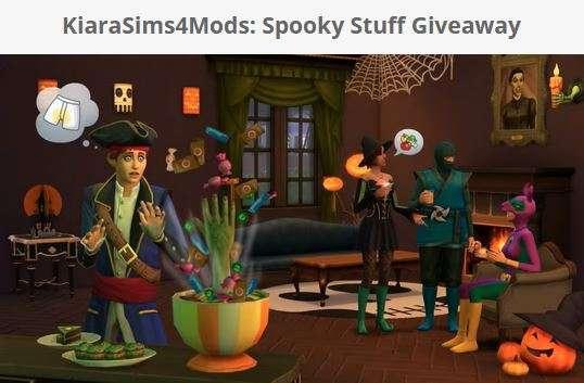 KiaraSims4Mods: Spooky Stuff Giveaway
