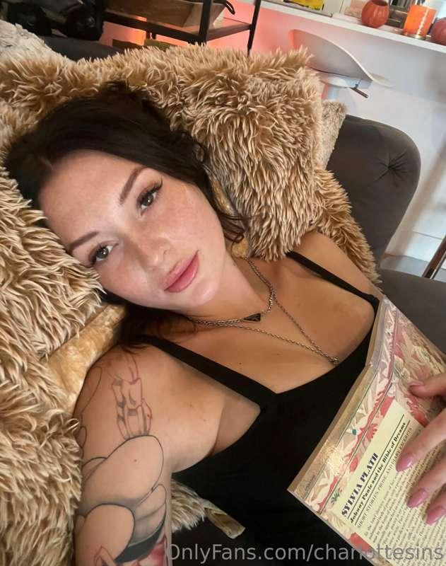 What book are you cuddling up with?