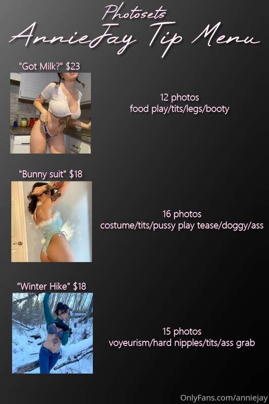 PPV MENU! 🥰

All you have to do is send me the keyword for t..