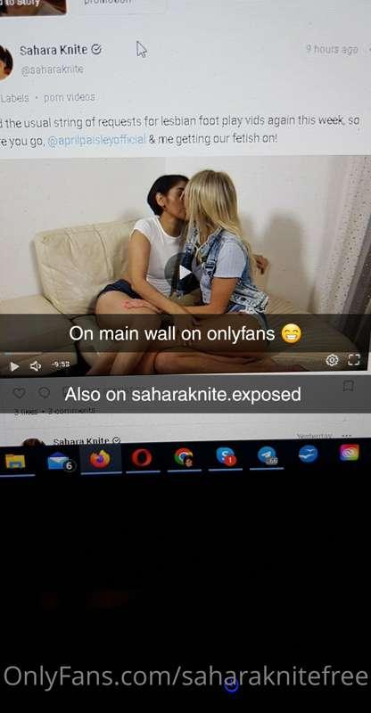 Had the usual string of requests for lesbian foot play vids ..