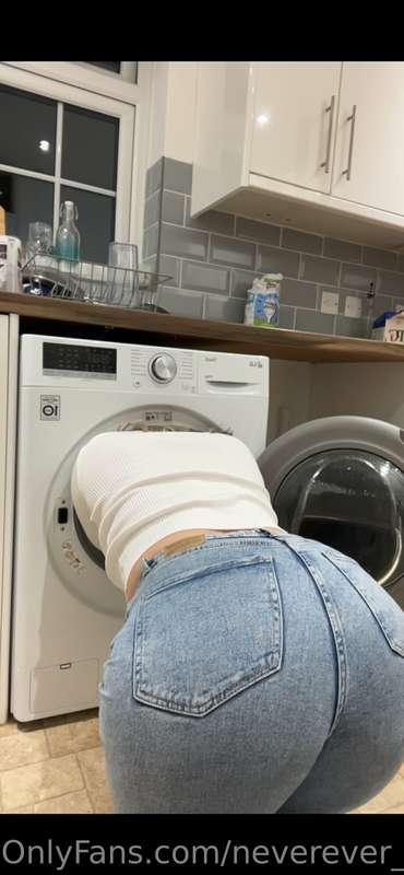 You need to help me! I can only get out of that washing mach..
