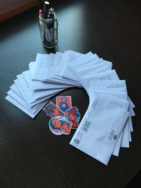 Stickers Sent! 
