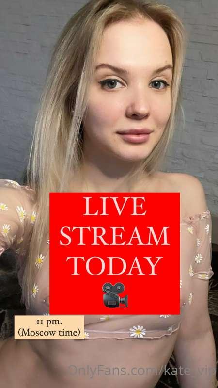 Dear, today I will be broadcasting live on my page! I will r..