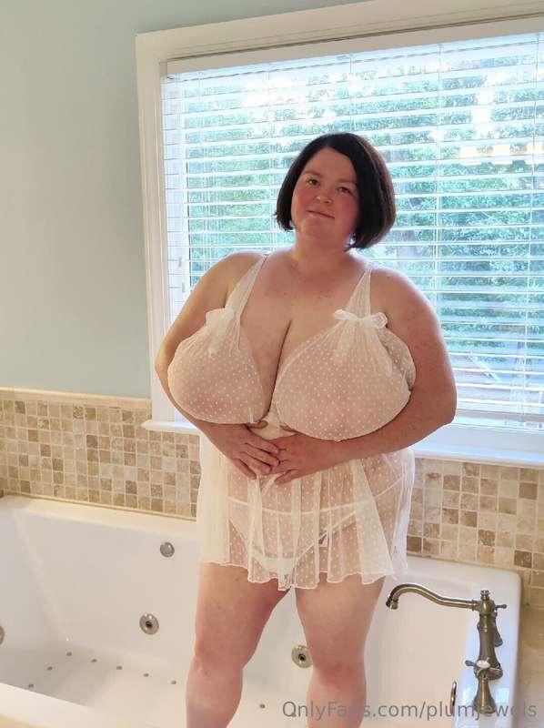 Pretty white lingerie