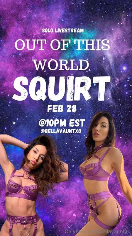 My solo live stream on Friday is going to be incredible!! Ma..