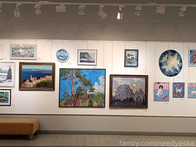 i like seeing people’s artistic talents soo much :3 the art in person usually looks a lot different than it does online. a lot of art museums i go to have local artists, or they have traveling pieces from other galleries, so it’s cool to see the different types of art and the mediums they use, and the artistic expression in person 

and sometimes there’s really cool art pieces like interactive art. i haven’t seen those types of things in person, but even seeing art with neon lights can be really interesting 

but tbf there aren’t always art exhibitions nearby. i live in a rural area, and the closest art museum is about 2 hours away from me. it’s a great museum, there’s just not a lot of opportunities to go to other galleries in person &gt;-&lt;