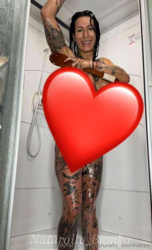New shower video! Scroll down to see it! 