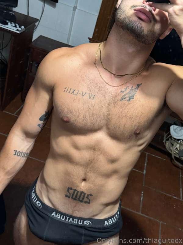 today I'll be a bad boy, really hard and hot to look good in..