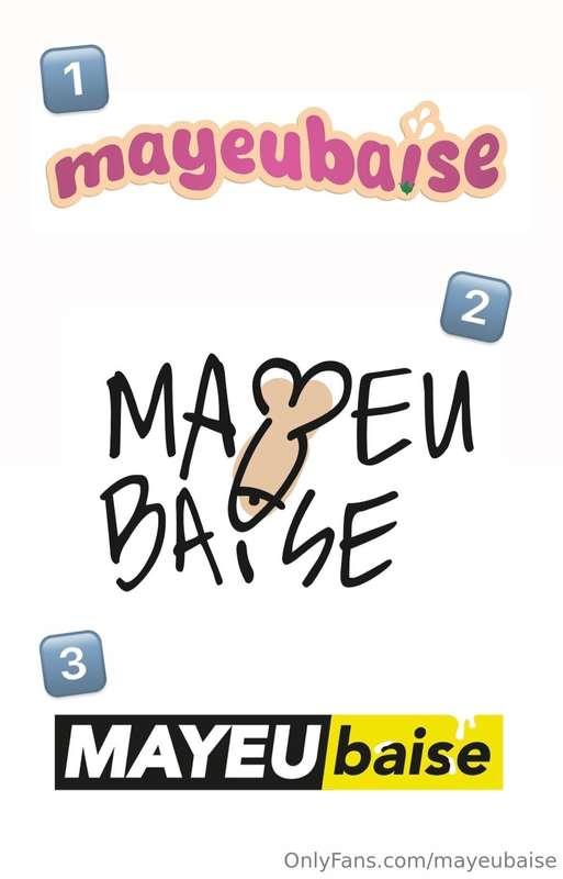 Un copain m’as fait un logo, vous préférez lequel ? 💦 