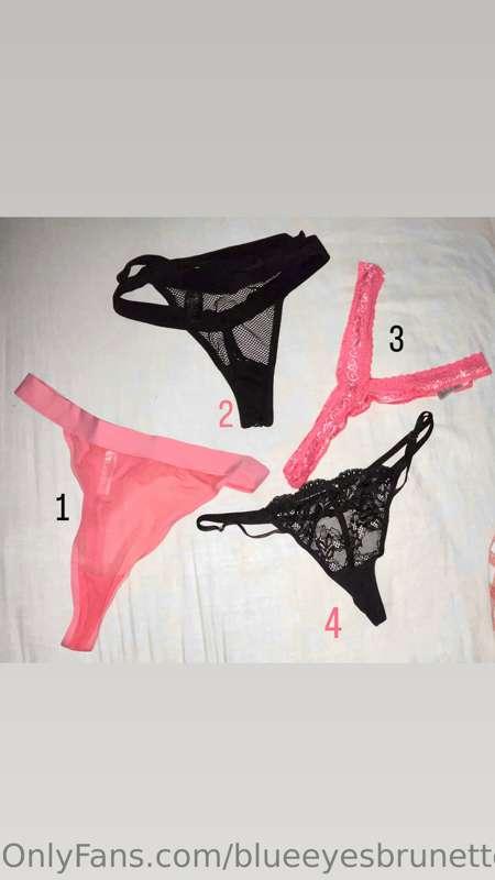 Which panties would you like to see next☺️