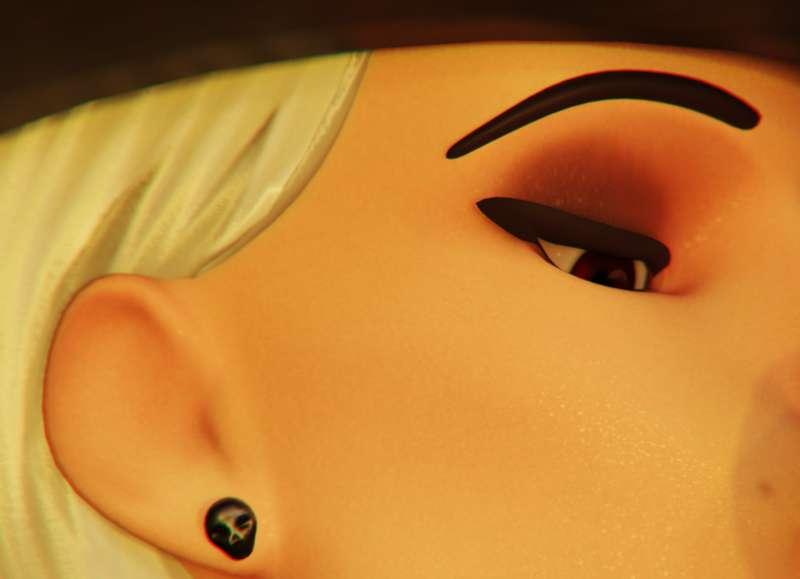 Ashe with her Hands Full~!