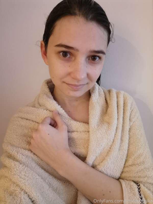 After shower :P So cold here now :)