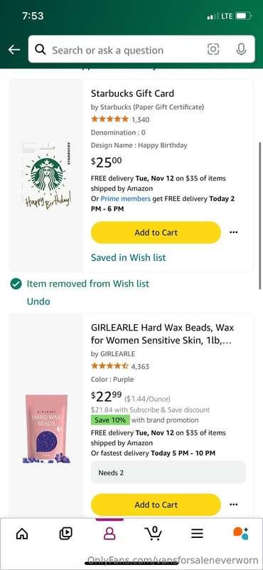 New stuff added to the wish list! 🖤 working two jobs has me ..