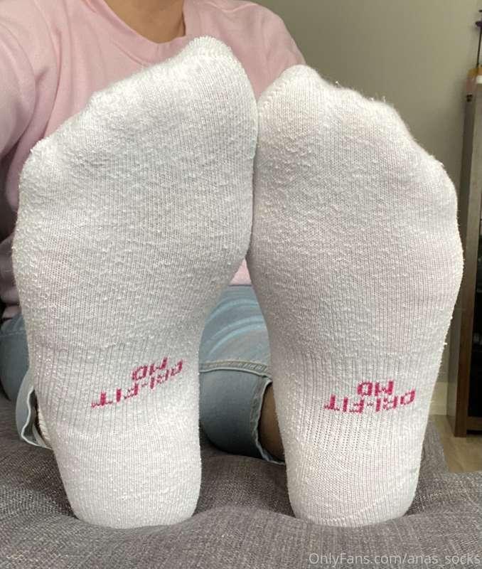 I peeled this socks of my feet for you to have a taste 👅