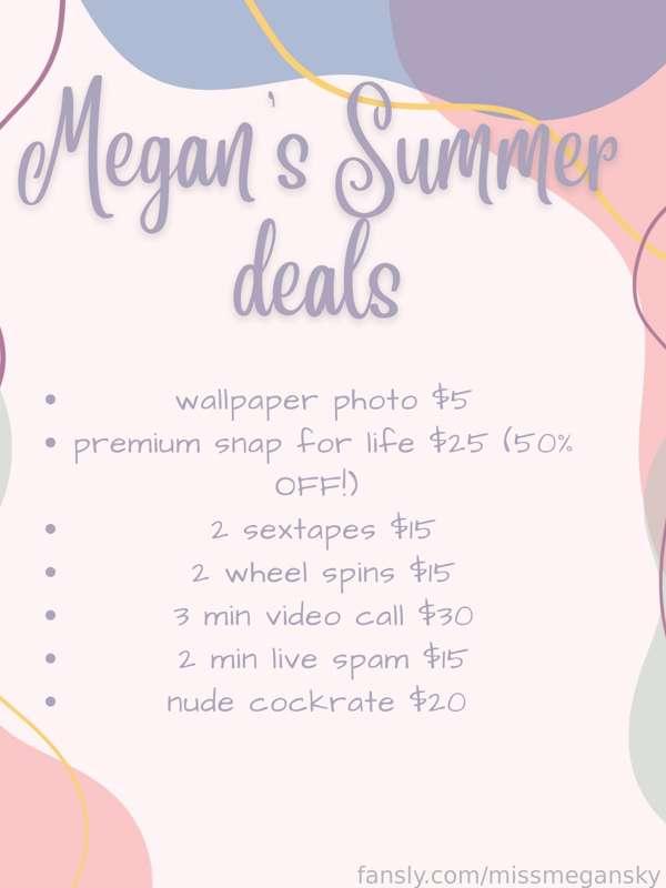 Summer deals ☀️ 