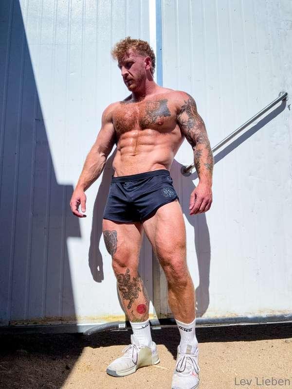 Strong hands, rough grip—imagine them on you. 💪