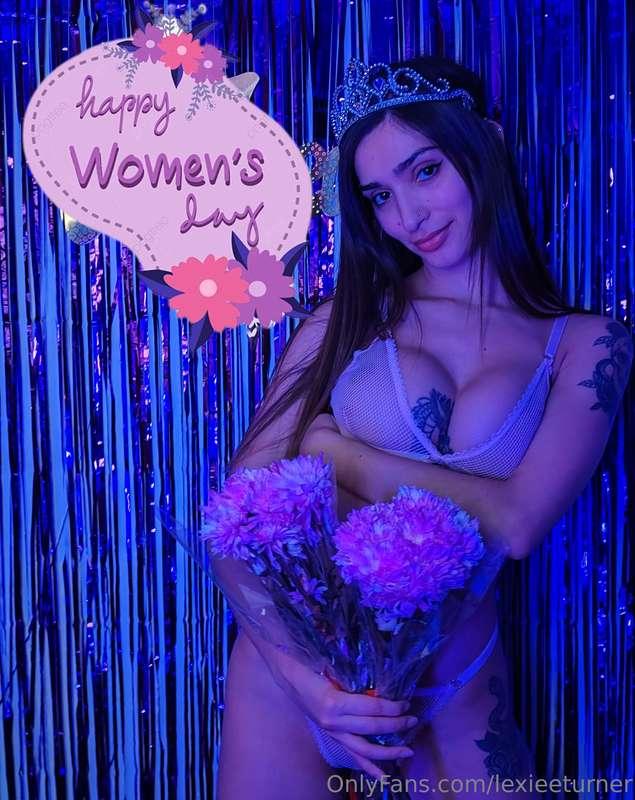 ## today is our day! wish your queen a happy women's day 💜