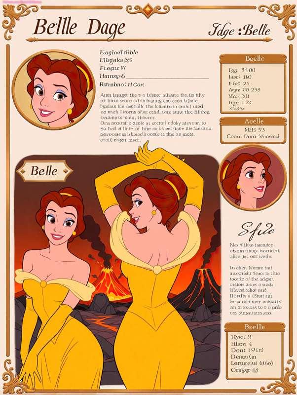 Belle of The Beauty and The Beast Sexy Poses [Gen 2.5]