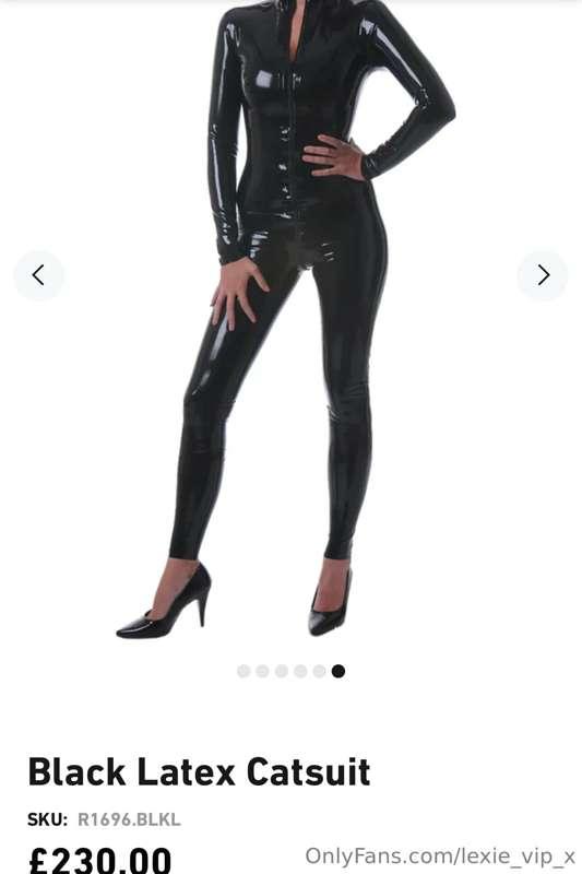 Mistress need a latex catsuit. Each simp/loser/cuck/puppy/pi..