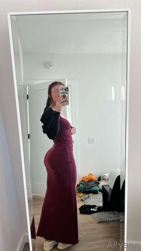 Skims dress had me feeling thicky 🤠