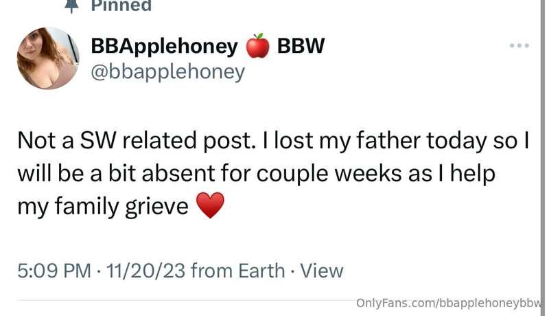 Very personal time for me. Please be patient with me