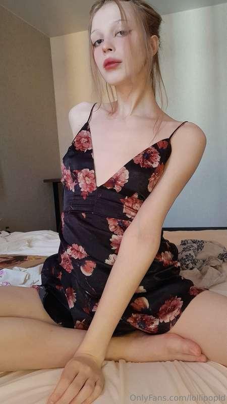 This silk dress gives a feeling of softness and coolness. So..