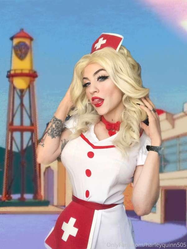 But wasn't it a year ago i was the nurse showing you my thro..
