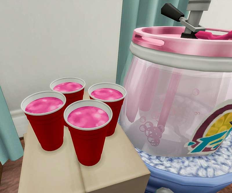 Juice Keg + Juice Pong Red Cup Remesh