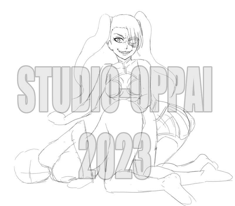 Orihime x Loly (sketch)